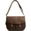 Barbour Waxed Tarras Messenger Bag - Image 1