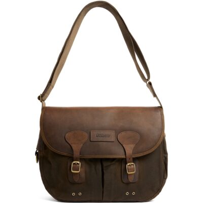 Barbour Waxed Tarras Messenger Bag - Image 1