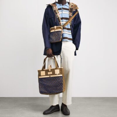 Barbour x Paul Smith Loves Barbour Cross-Body Bag - Image 4