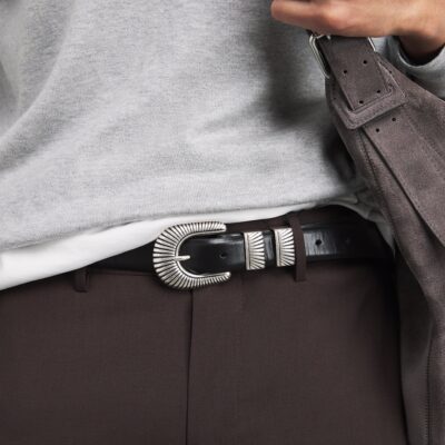 Barena Leather Western Belt - Image 2