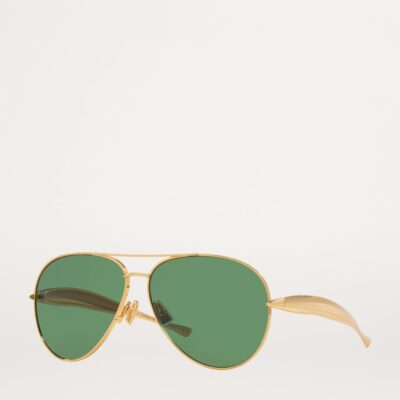 Bottega Veneta BV1305S Green-Tinted Sunglasses - Image 2