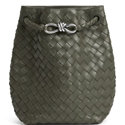 Bottega Veneta Baby Leather Veneta Shoulder Bag - Image 5