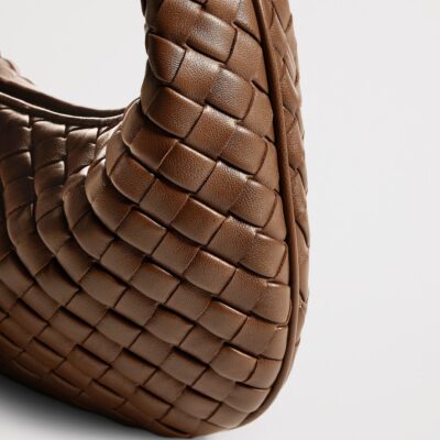 Bottega Veneta Baby Leather Veneta Shoulder Bag - Image 5