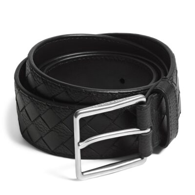 Bottega Veneta Calf Leather Intrecciato Piccolo Belt - Image 5
