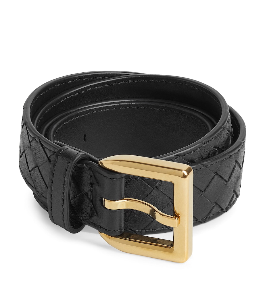 Bottega Veneta Calfskin Intrecciato Piccolo Belt - Image 1