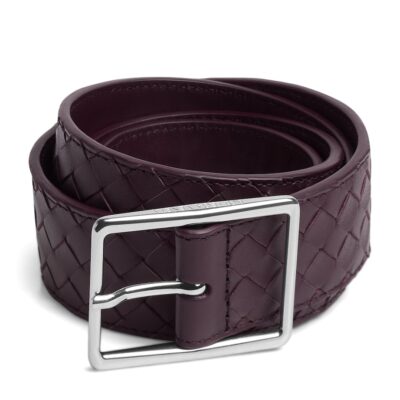 Bottega Veneta Calfskin Intrecciato Piccolo Belt - Image 1