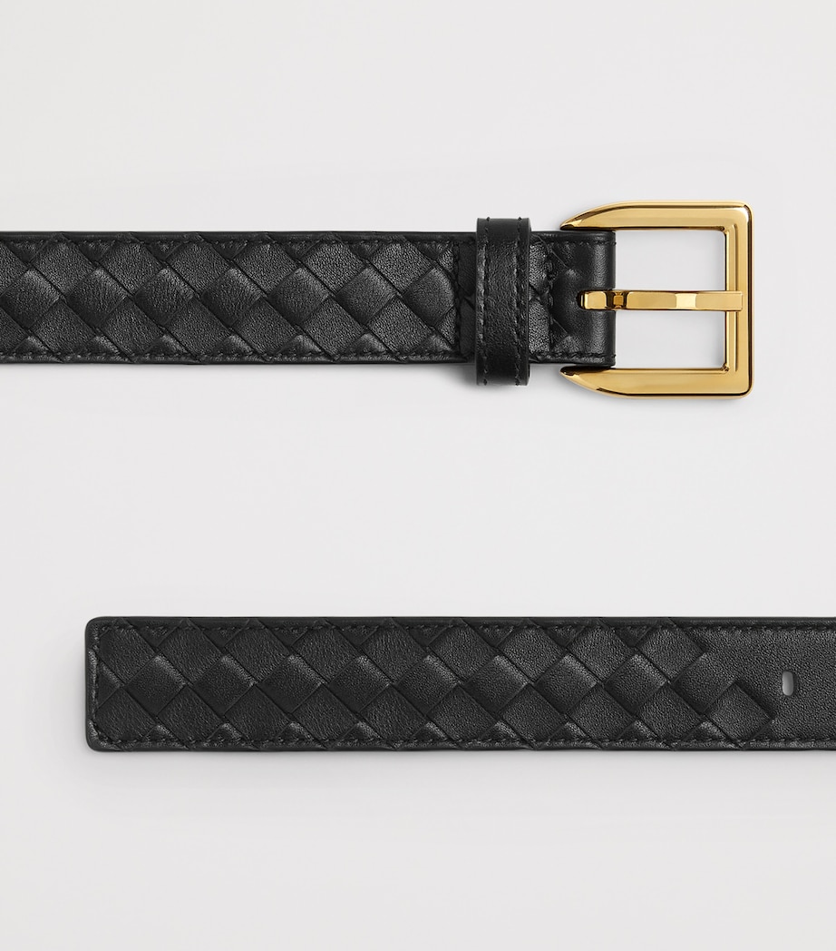 Bottega Veneta Calfskin Intrecciato Piccolo Belt - Image 3