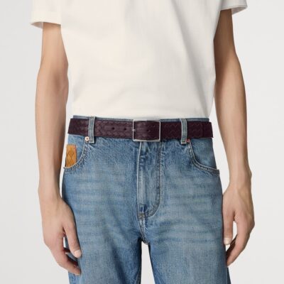 Bottega Veneta Calfskin Intrecciato Piccolo Belt - Image 3