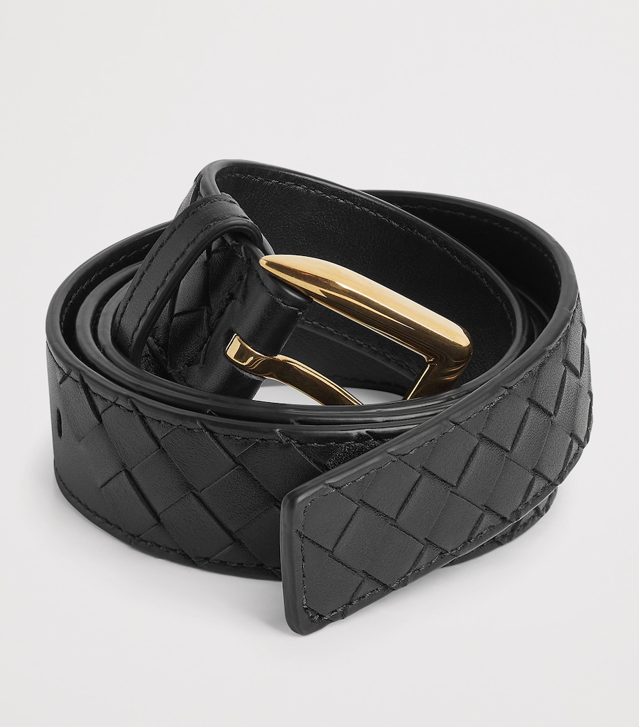 Bottega Veneta Calfskin Intrecciato Piccolo Belt - Image 4