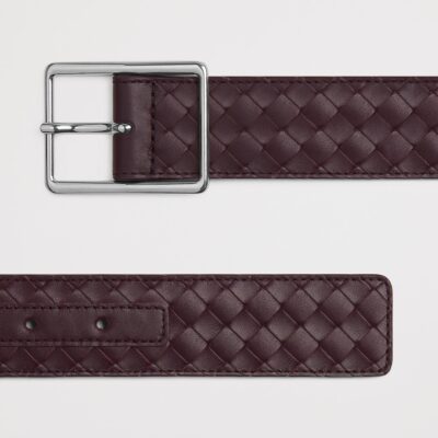 Bottega Veneta Calfskin Intrecciato Piccolo Belt - Image 4