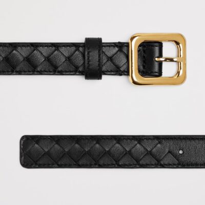 Bottega Veneta Calfskin Intrecciato Belt - Image 5