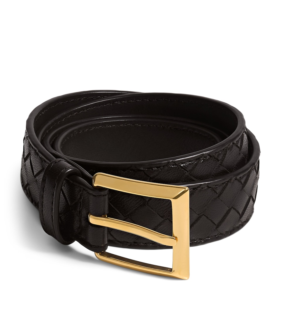 Bottega Veneta Calfskin Intrecciato Piccolo Belt - Image 5