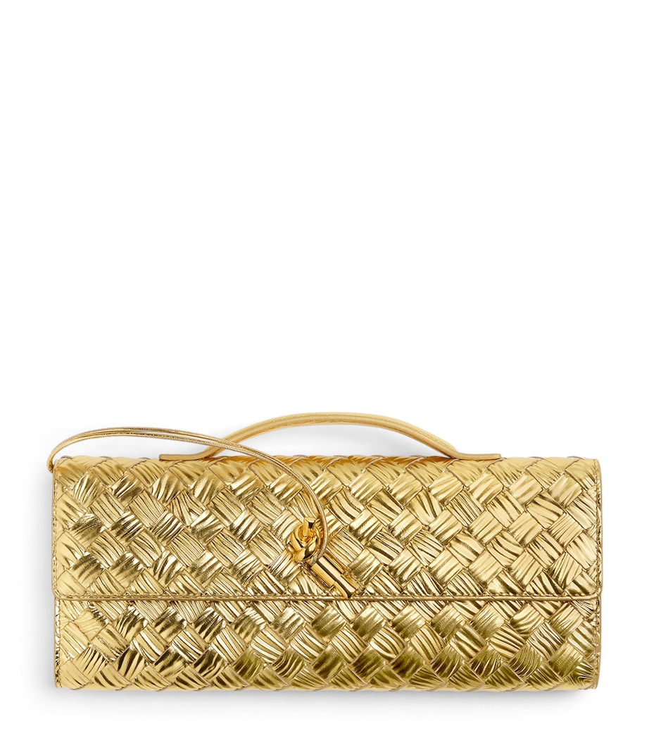 Bottega Veneta Intrecciato Leather Andiamo Clutch Bag - Image 1
