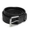 Bottega Veneta Intrecciato Leather Stamp Belt - Image 1