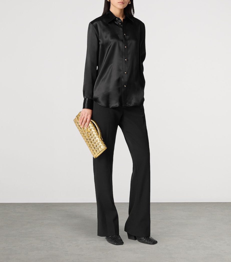 Bottega Veneta Intrecciato Leather Andiamo Clutch Bag - Image 2