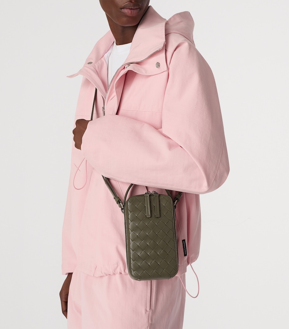 Bottega Veneta Intrecciato Leather Getaway Phone Pouch - Image 2