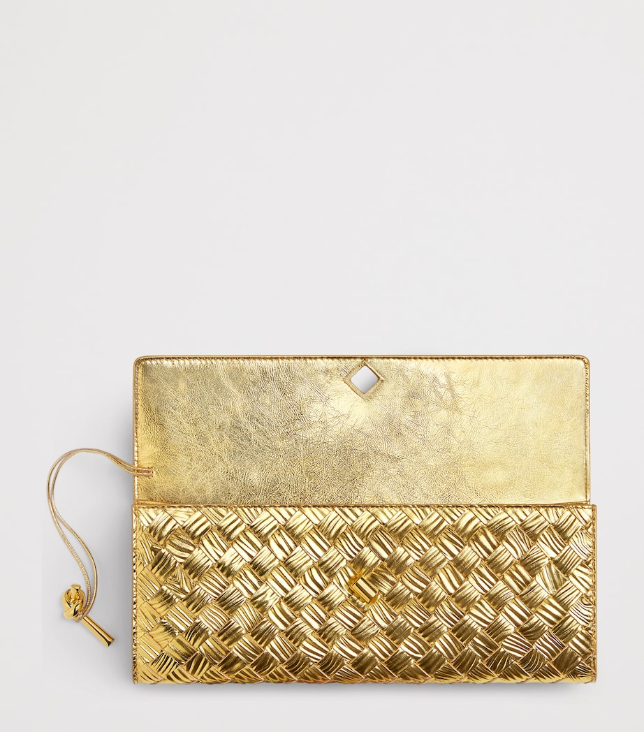 Bottega Veneta Intrecciato Leather Andiamo Clutch Bag - Image 3