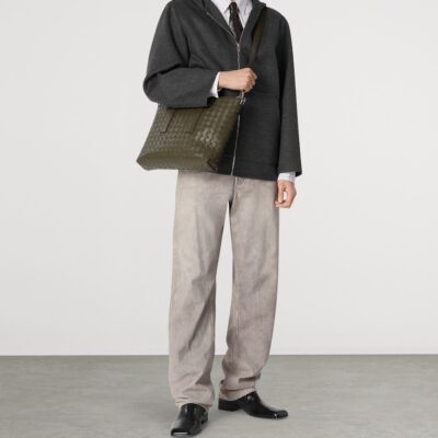 Bottega Veneta Intrecciato Leather Briefcase - Image 4