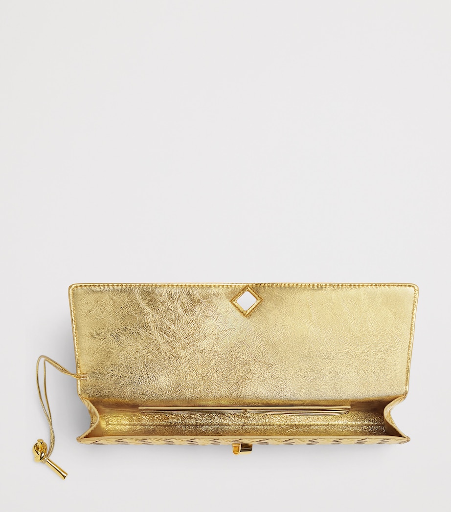 Bottega Veneta Intrecciato Leather Andiamo Clutch Bag - Image 5
