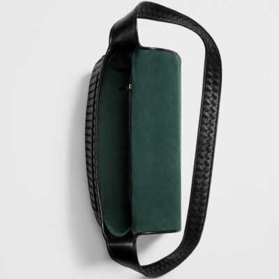 Bottega Veneta Large Leather Veneto Messenger Bag - Image 5