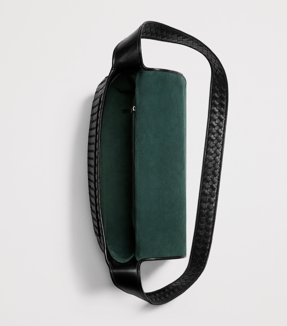 Bottega Veneta Large Leather Veneto Messenger Bag - Image 5