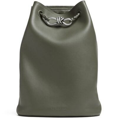 Bottega Veneta Leather Andiamo Backpack - Image 1