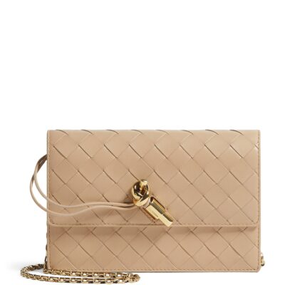 Bottega Veneta Leather Andiamo Chain Wallet - Image 1