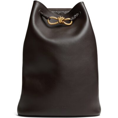 Bottega Veneta Leather Andiamo Backpack - Image 1