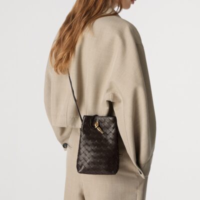Bottega Veneta Leather Andiamo Phone Pouch - Image 2