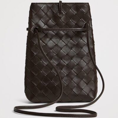 Bottega Veneta Leather Andiamo Phone Pouch - Image 5