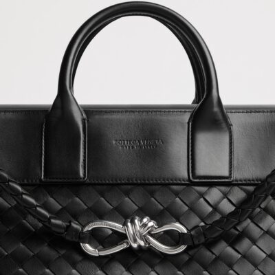 Bottega Veneta Leather Andiamo Voyager Cross-Body Bag - Image 5