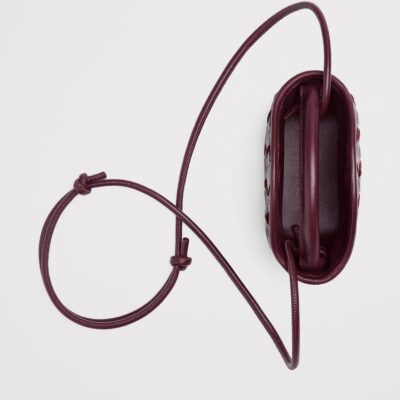 Bottega Veneta Leather Candy Cobble Top-Handle Bag - Image 3
