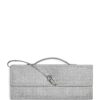 Bottega Veneta Leather Crystal-Embellished Andiamo Clutch Bag - Image 1