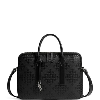 Bottega Veneta Leather Getaway Briefcase - Image 1