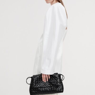 Bottega Veneta Leather Giorno Shoulder Bag - Image 2
