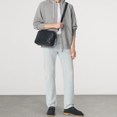 Bottega Veneta Leather Intrecciato Camera Bag - Image 2