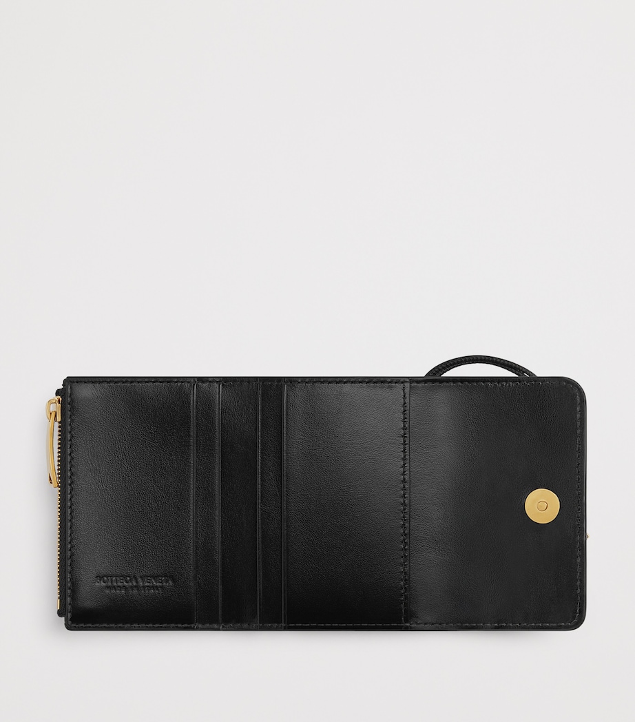 Bottega Veneta Leather Intrecciato Andiamo Trifold Wallet - Image 4