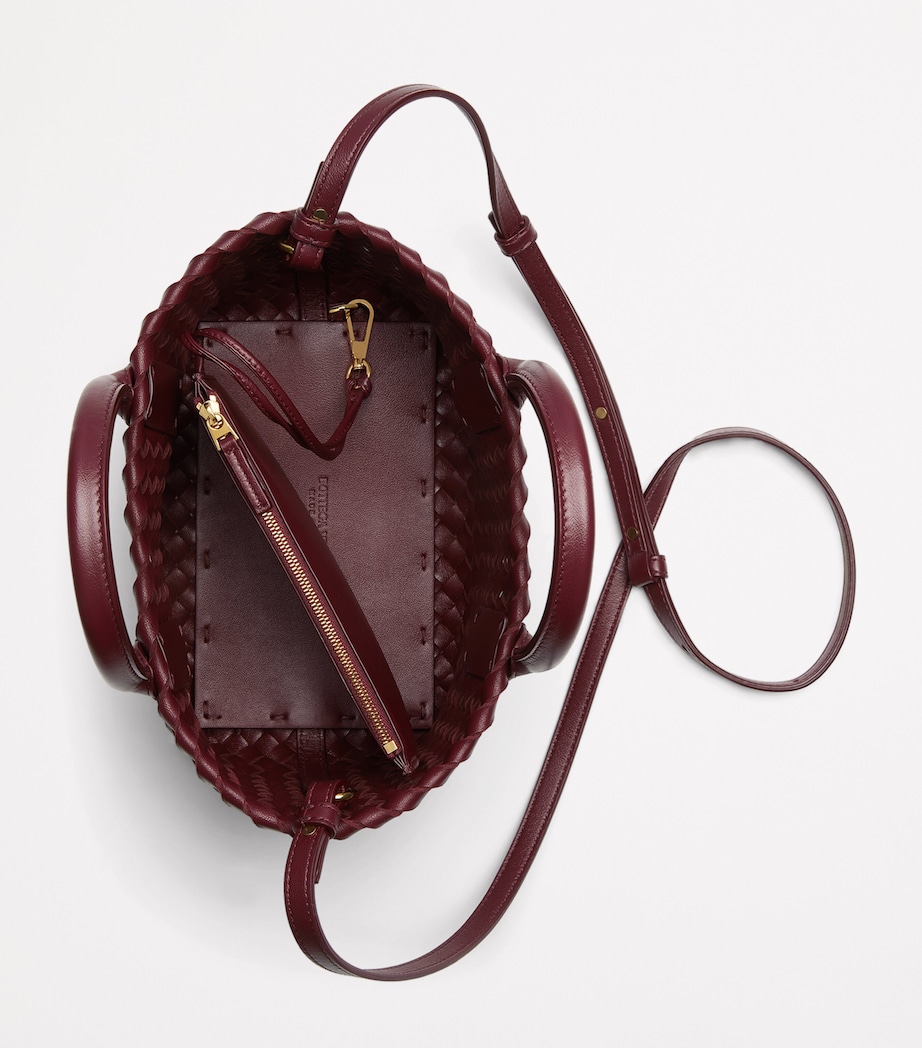 Bottega Veneta Mini Leather Cabat Tote Bag - Image 2