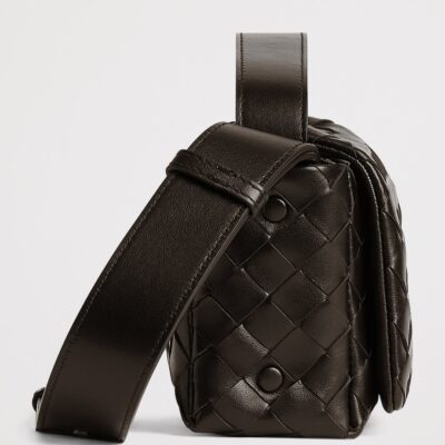 Bottega Veneta Mini Leather Cross-Body Bag - Image 3