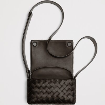 Bottega Veneta Mini Leather Cross-Body Bag - Image 5