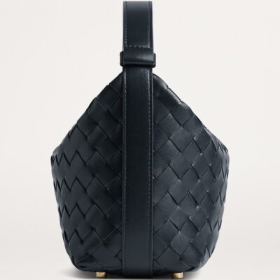 Bottega Veneta Mini Leather Wallace Top-Handle Bag - Image 2
