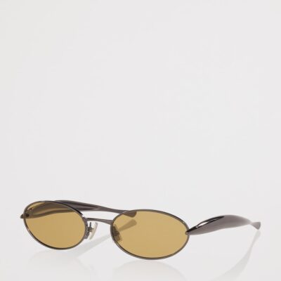 Bottega Veneta Oval Sardine Sunglasses - Image 2