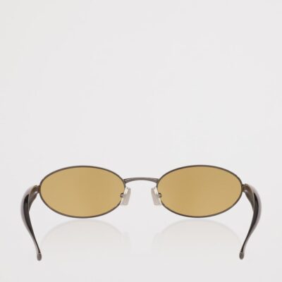 Bottega Veneta Oval Sardine Sunglasses - Image 4