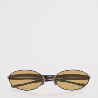 Bottega Veneta Oval Sardine Sunglasses - Image 5