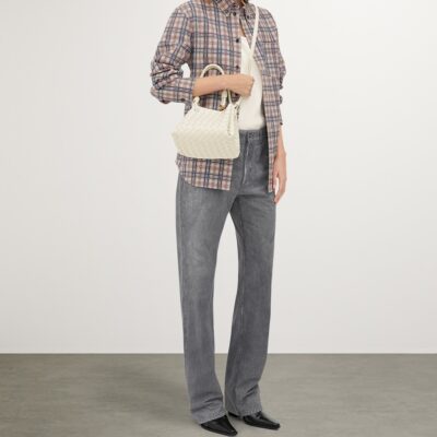 Bottega Veneta Small Andiamo Parachute Bag - Image 5