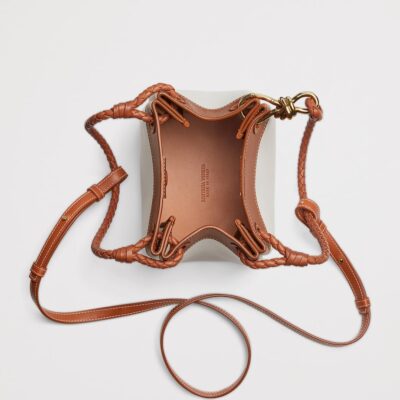Bottega Veneta Small Canvas Parachute Shoulder Bag - Image 4