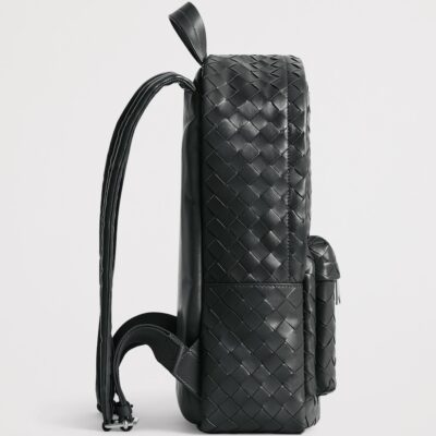 Bottega Veneta Small Intrecciato Leather Backpack - Image 3