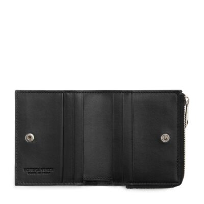 Bottega Veneta Small Intrecciato Bifold Zipped Wallet - Image 4