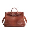 Bottega Veneta Small Leather Andiamo Voyager Holdall - Image 1