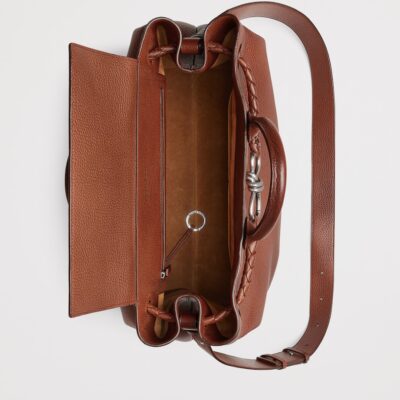Bottega Veneta Small Leather Andiamo Voyager Holdall - Image 3